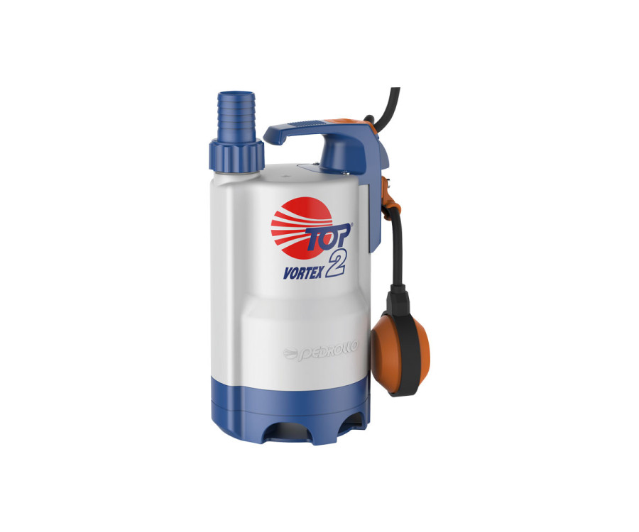 Αντλία Ακαθάρτων Pedrollo TOP 2 Vortex 0.5HP 370W 220V με Φλοτέρ