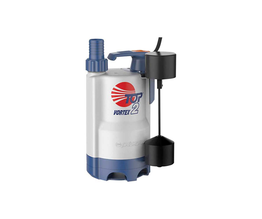Αντλία Ακαθάρτων Pedrollo TOP 2 Vortex GM 0.5HP 370W 220V με Κάθετο Φλοτέρ
