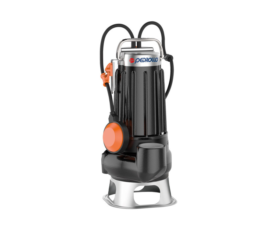 Αντλία Βυθιζόμενη Vortex Pedrollo VXCm 15/45 1.5HP 220V με Φλοτέρ