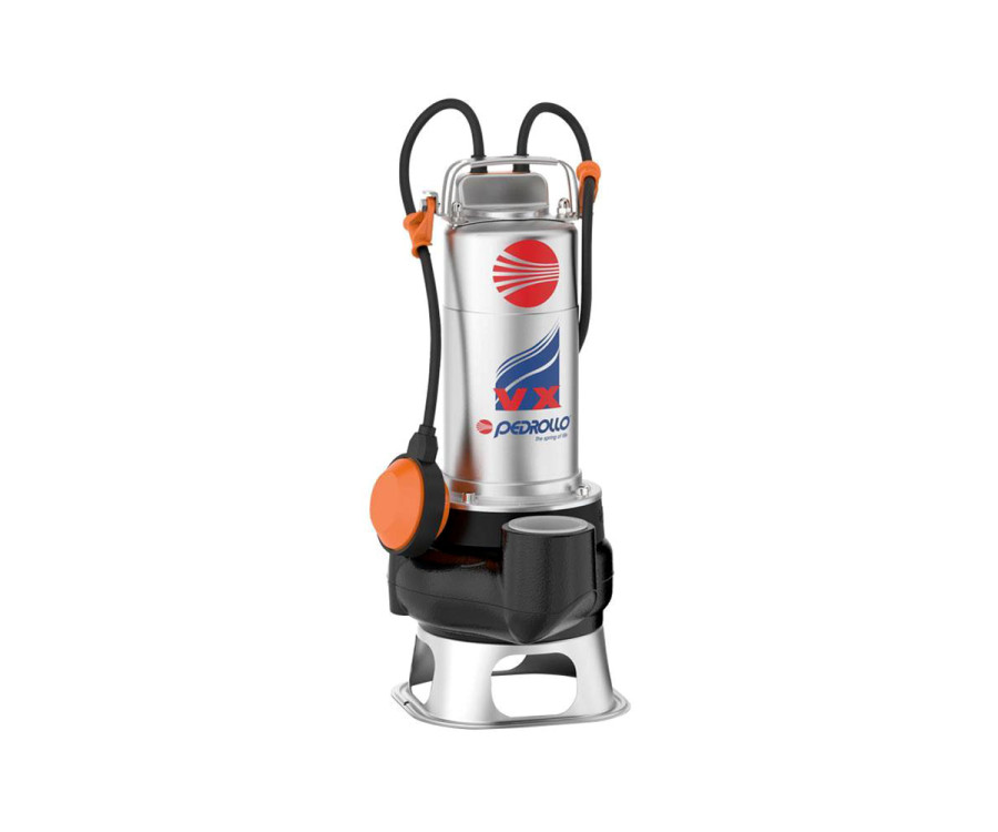 Αντλία Βυθιζόμενη Vortex Pedrollo VXm 20/50 2HP 220V με Φλοτέρ