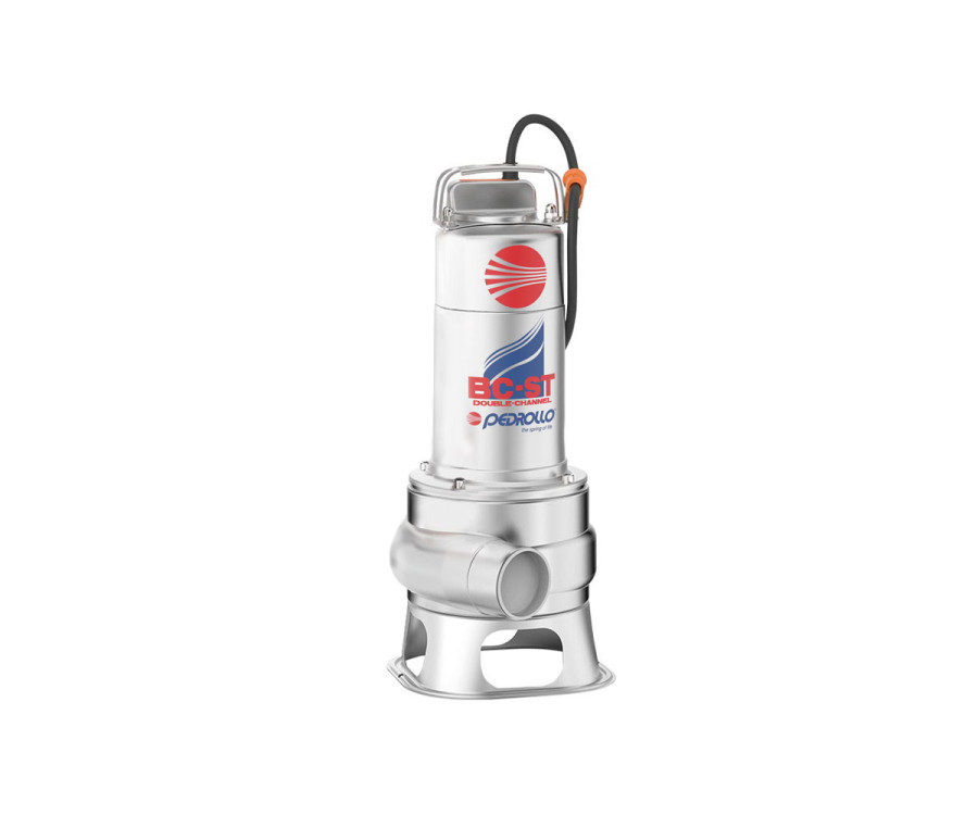 Ηλεκτραντλία Δικάναλη 380V 2HP Pedrollo BC 20/50-ST Inox για Λύματα