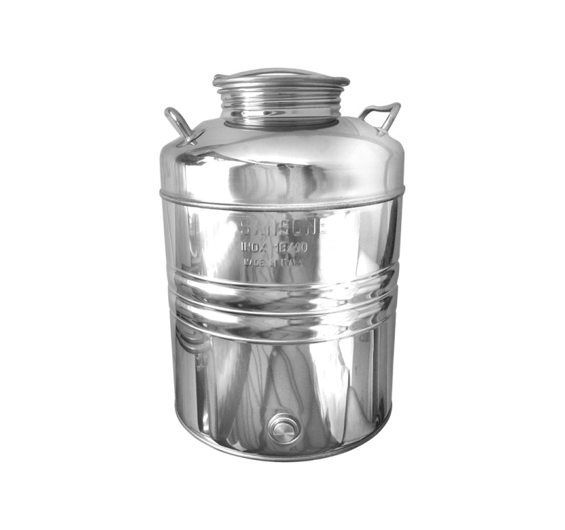 Ανοξειδωτος καδος sansone βιδωτος 75lt