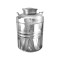 Ανοξειδωτος καδος sansone βιδωτος 100lt
