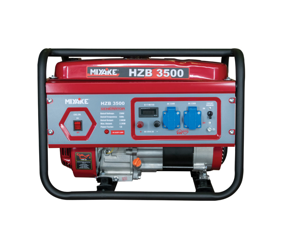 Γεννήτρια Βενζίνης Miyake HZB 3500 2.2kVA 220V Χειρόμιζα
