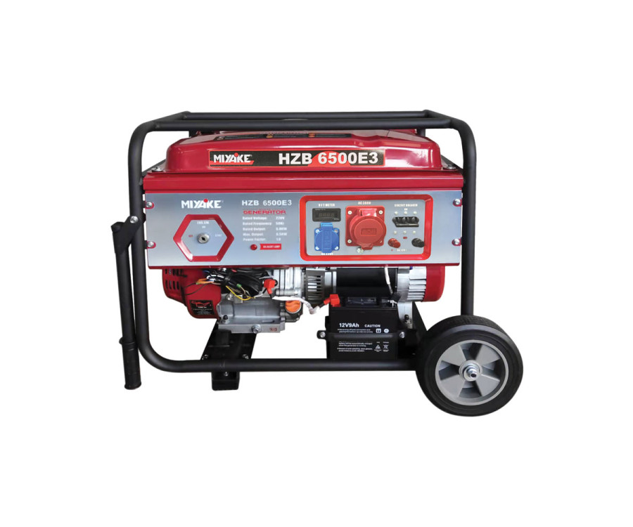Γεννήτρια Βενζίνης Miyake HZB 6500 E3 6,5kVA 380V Μίζα