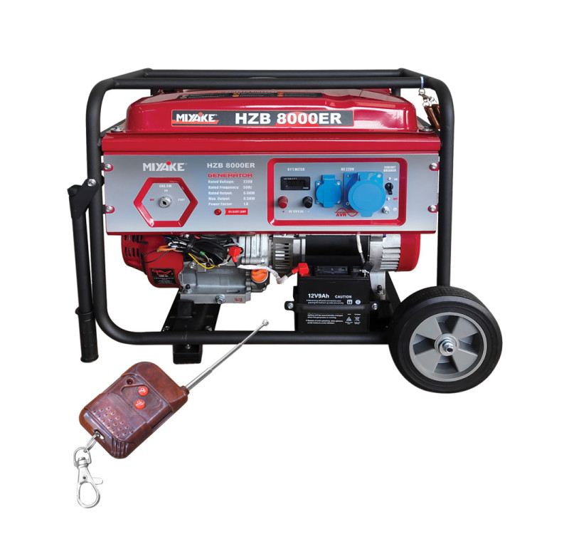 Ηλεκτροπαραγωγο ζευγος βενζινης miyake hzb 8000 er remote