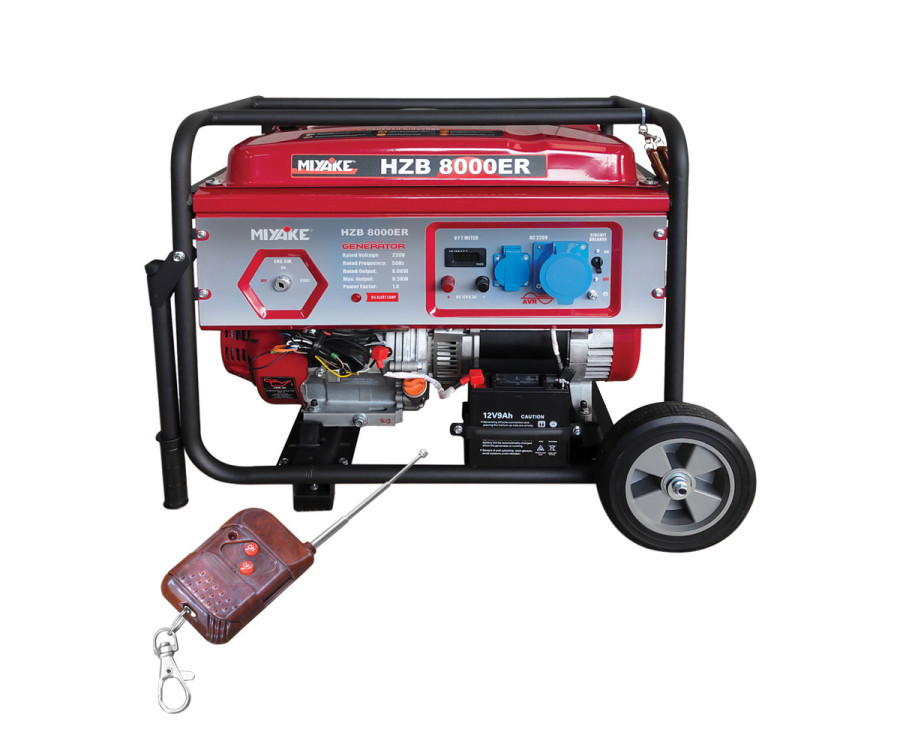Ηλεκτροπαραγωγο ζευγος βενζινης miyake hzb 8000 er remote