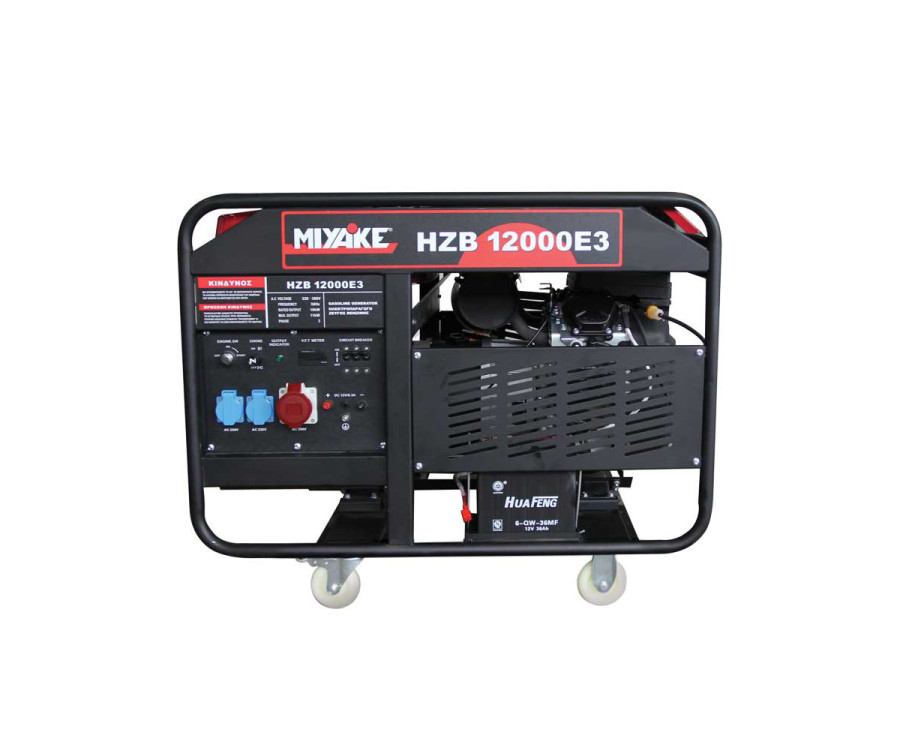Ηλεκτροπαραγωγο ζευγος βενζινης miyake hzb 12000 e3