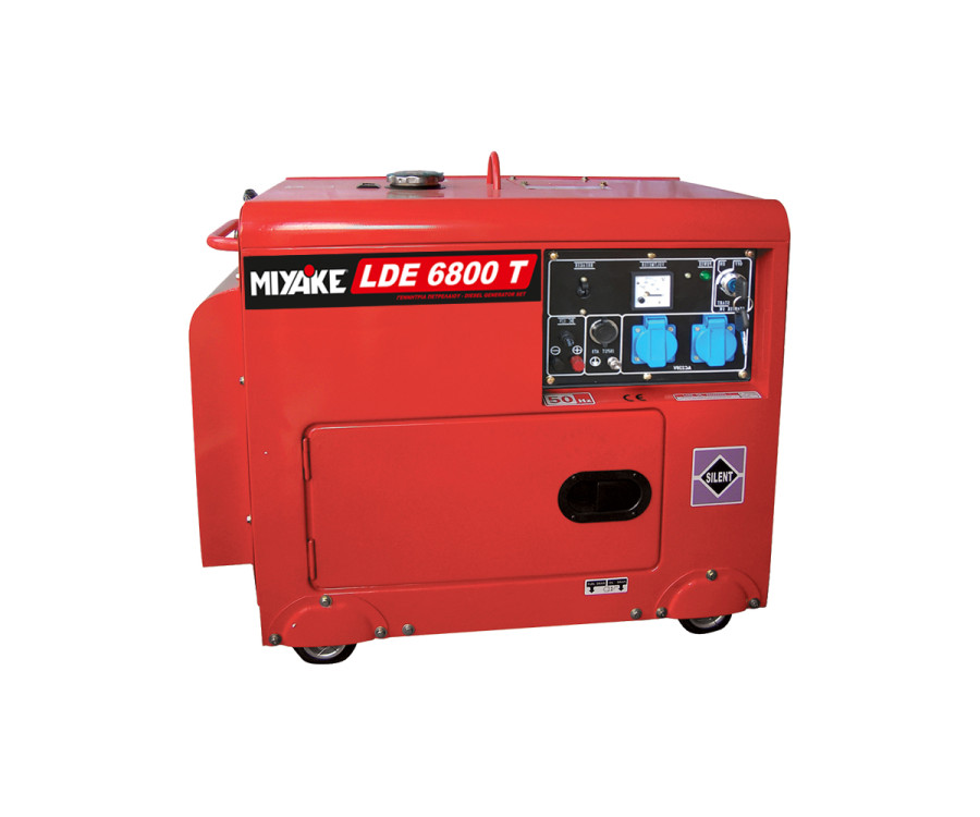 Γεννήτρια Πετρελαίου Κλειστού Τύπου Miyake LDE 6800T 220V 4500W