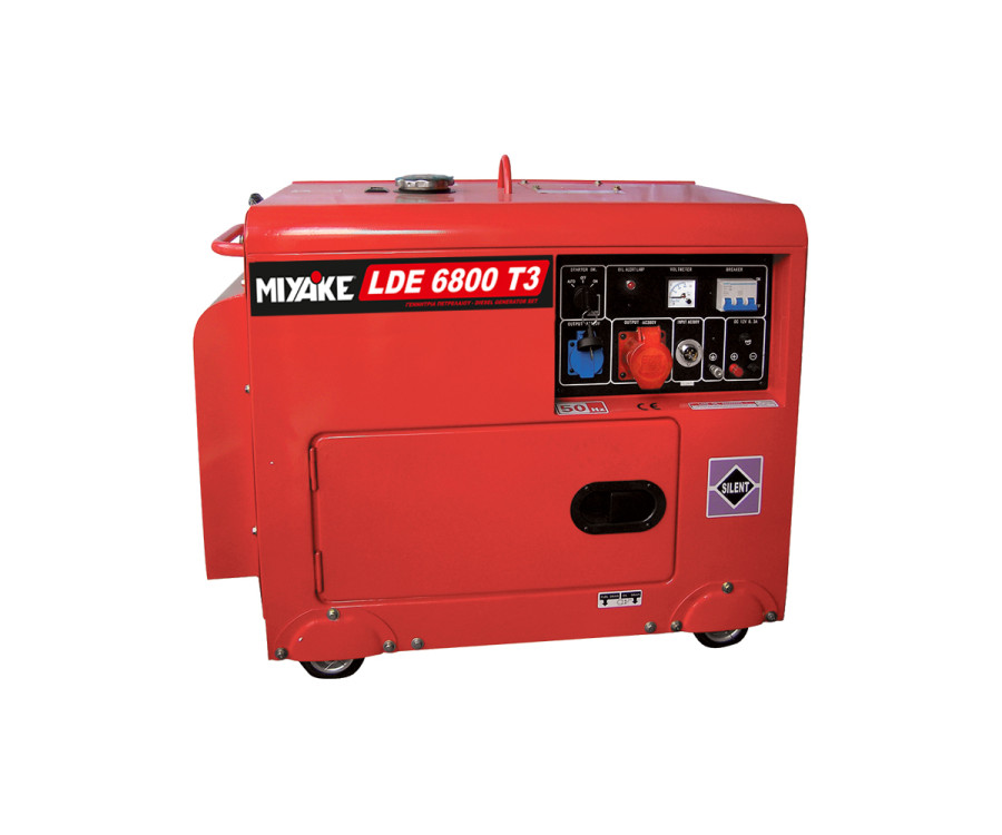 Γεννήτρια πετρελαίου τριφασική Miyake LDE 6800T3 κλειστού τύπου