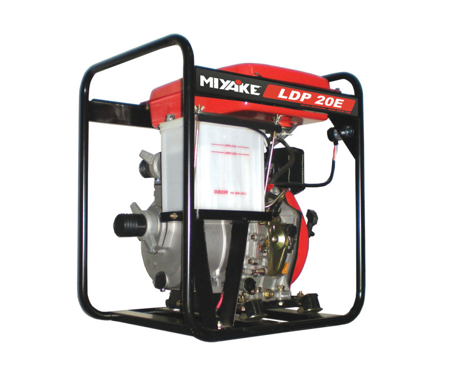 Αντλία Πετρελαίου Φυγοκεντρική 5Hp Miyake LDP20E με Μίζα και Μπαταρία