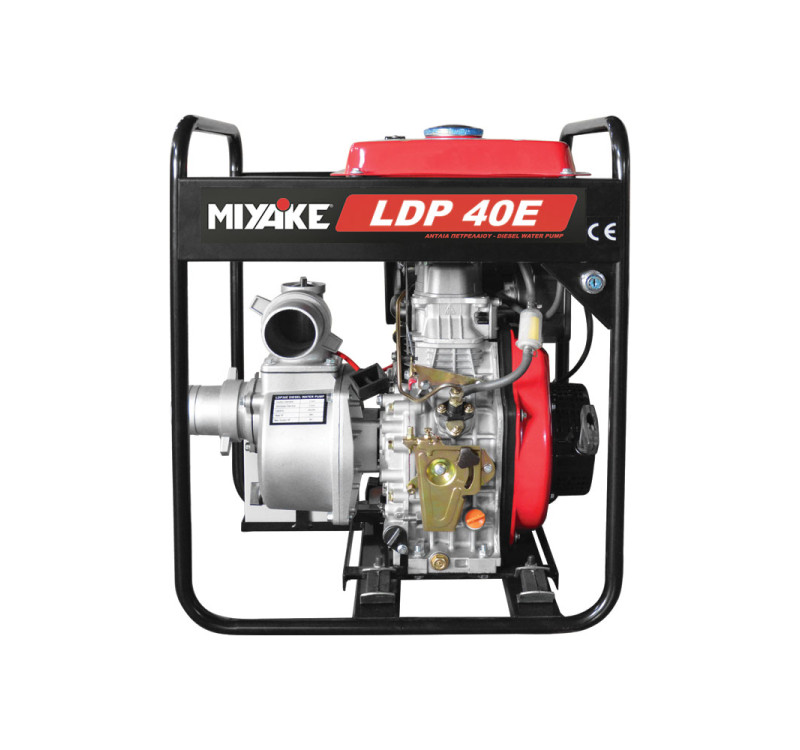 Αντλία Πετρελαίου Φυγοκεντρική 10Hp Miyake LDP40E με Μίζα και Μπαταρία