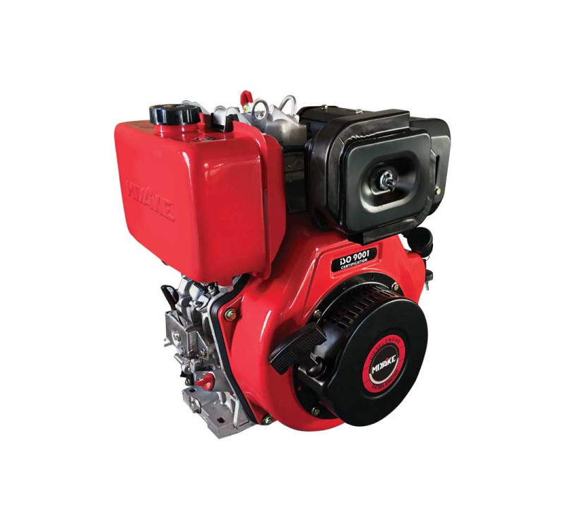Κινητήρας Πετρελαίου 10Hp 406cc Miyake LD186E-1 Οριζόντιος Μακρύς Κώνος με Μίζα