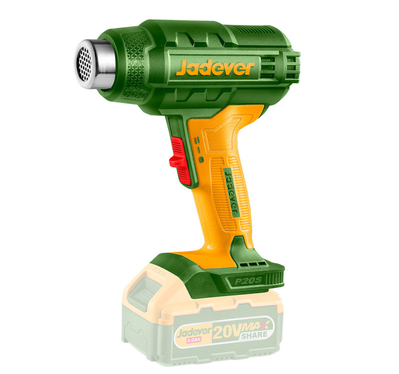 Πιστολι θερμου αερα μπαταριας 20v σκετο jadever jdkh1501