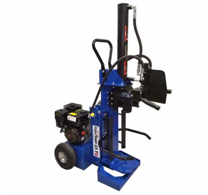 Σχίστης Ξύλου Βενζινοκίνητος Interpower 15TG, 7HP, Ανακλινόμενος , Κάθετη & Οριζόντια Λειτουργία