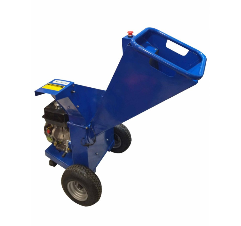 Θρυμματιστής Κλαδιών Βενζίνης 15HP, Interpower 56590, με 3 Μαχαίρια σε Δίσκο και Κοπή έως 10cm