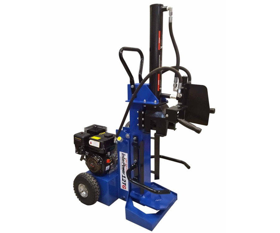 Σχίστης Ξύλου Βενζινοκίνητος Interpower 12TG, 7HP, Ανακλινόμενος – Κάθετη & Οριζόντια Λειτουργία