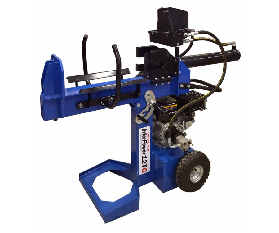 Σχίστης Ξύλου Βενζινοκίνητος Interpower 12TG, 7HP, Ανακλινόμενος – Κάθετη & Οριζόντια Λειτουργία