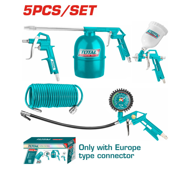 Σετ Εργαλεία Αέρος 5 Τεμαχίων Total TATK053