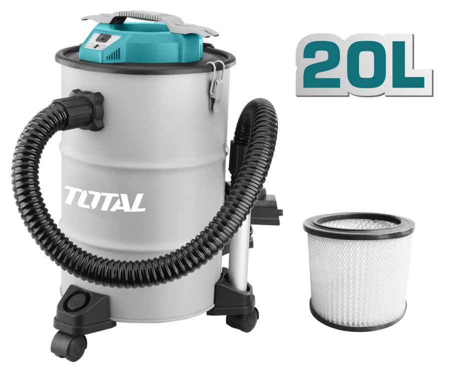 Σκούπα Στάχτης 1200W – 20 Λίτρα Total TAVC12201
