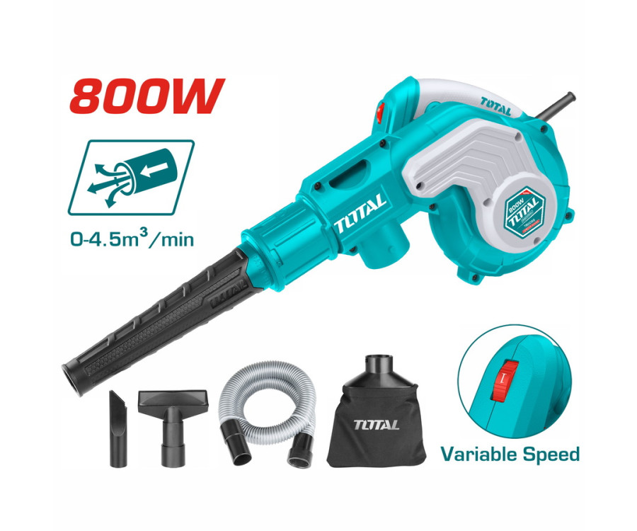 Ηλεκτρικός Φυσητήρας - Αναρροφητήρας 800W Total TB2086 Επαγγελματικός