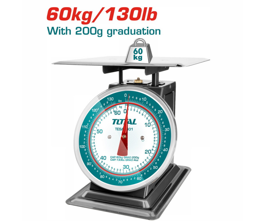 Ζυγαριά Ελατηρίου 60Kg Total TESA5601