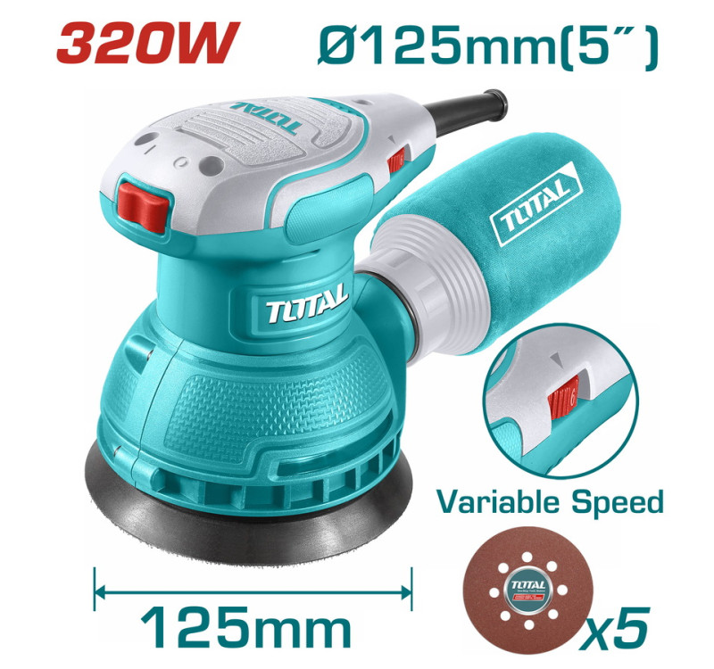 Έκκεντρο Τριβείο Χούφτας 320W / Φ125mm Total TF2131256