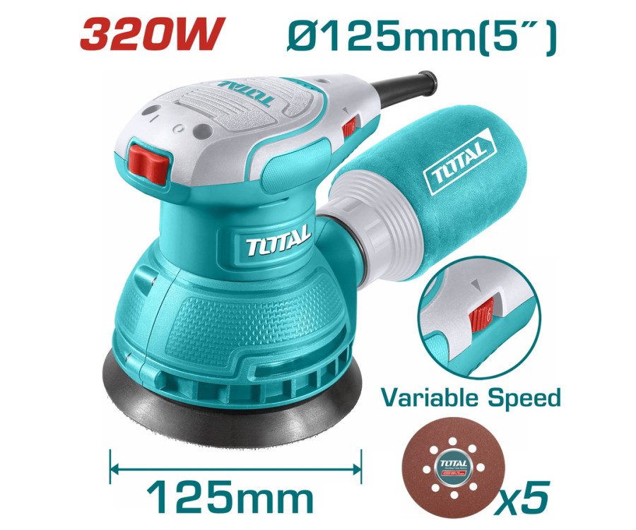 Έκκεντρο Τριβείο Χούφτας 320W / Φ125mm Total TF2131256