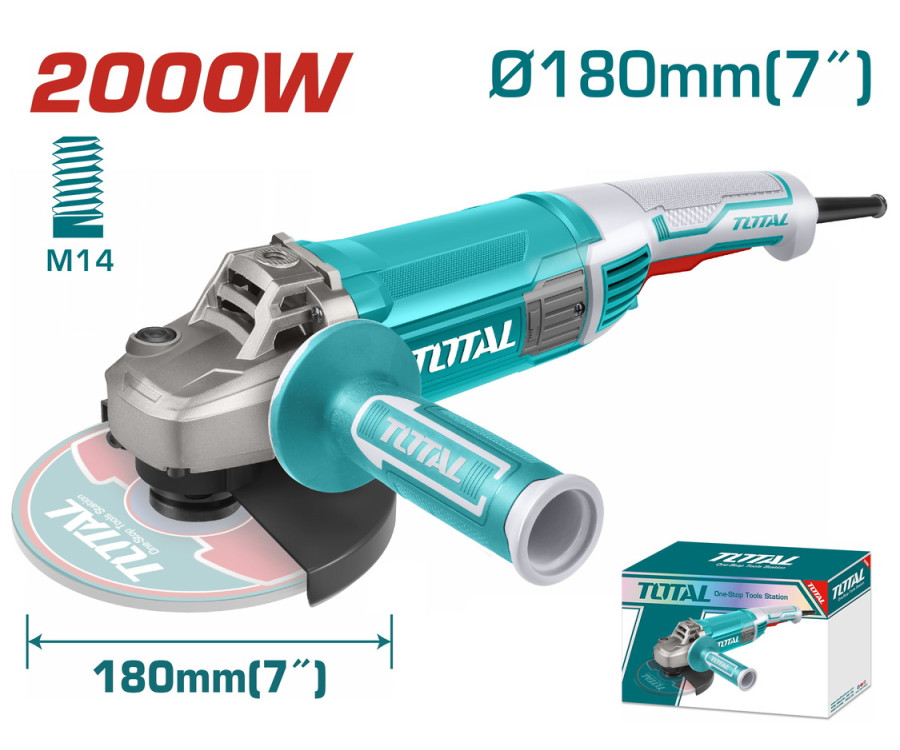 Γωνιακός Λειαντήρας 2.000W – 180mm Επαγγελματικός Total TG12018026