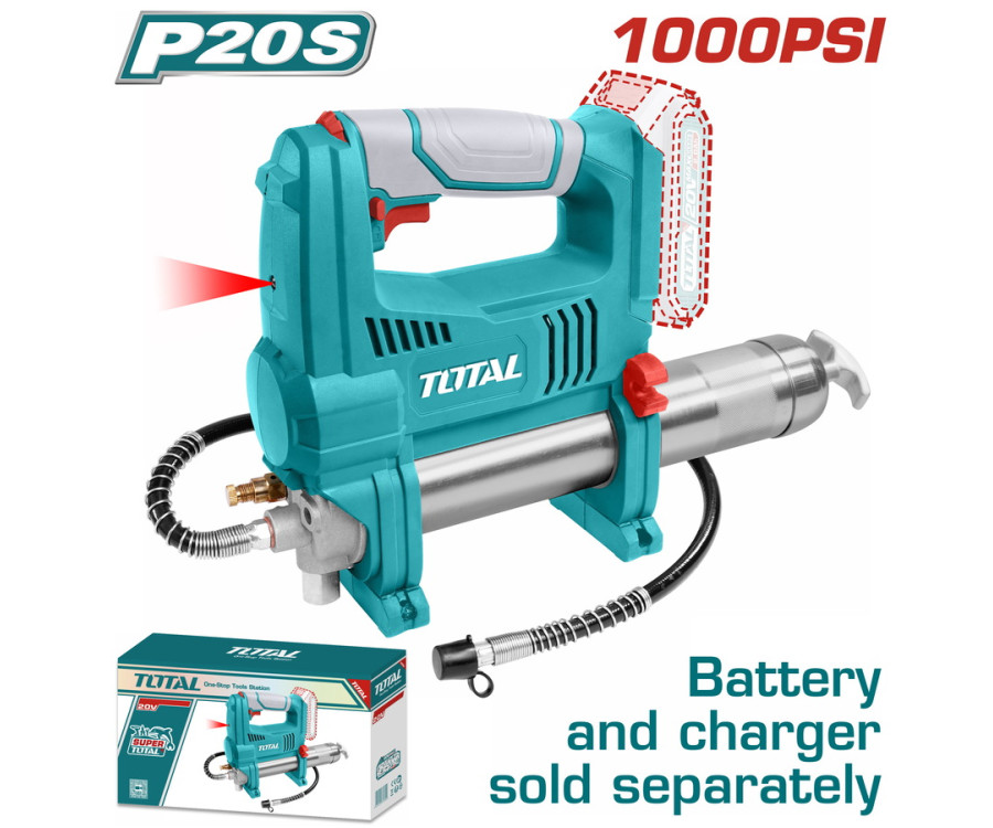 Γρασαδόρος Μπαταρίας Li-Ion 20V Επαγγελματικός Χωρίς Μπαταρία & Φορτιστή Total TGGLI2010