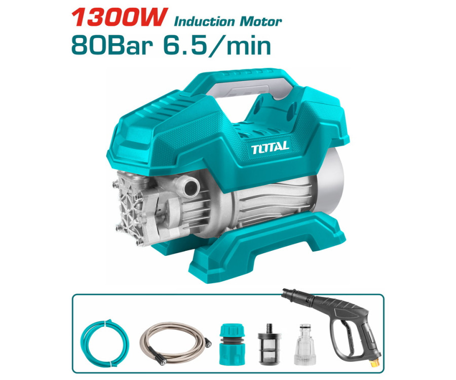 Πλυστικό Νερού Total TGT11216 1.300W με Επαγωγικό Κινητήρα – Αντοχή & Ικανότητα Καθαρισμού για Κάθε Χρήση