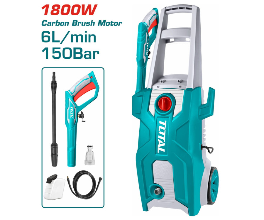Πλυστικό Νερού 1800W 150bar Total TGT11356 με Brush Motor