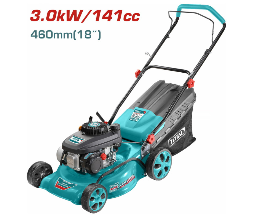 Μηχανή Γκαζόν Βενζινοκίνητη Χειροκίνητη 4HP 46cm Total TGT141181