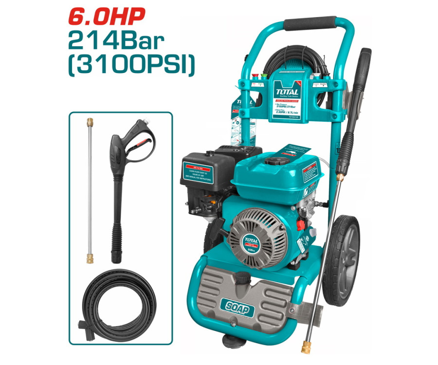 Πλυστικό Μηχάνημα Νερού Βενζινοκίνητο 208Cc / 6HP Total TGT250105