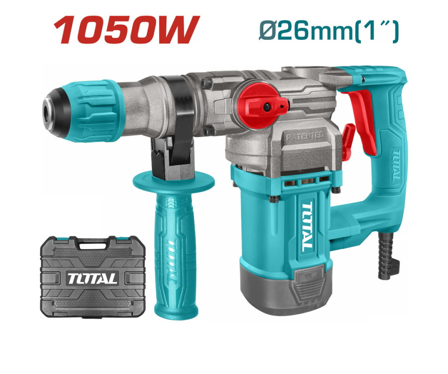 Πιστολέτο SDS-Plus 1050W Με 4,5 Joule Ισχύ & Βαλίτσα Μεταφοράς