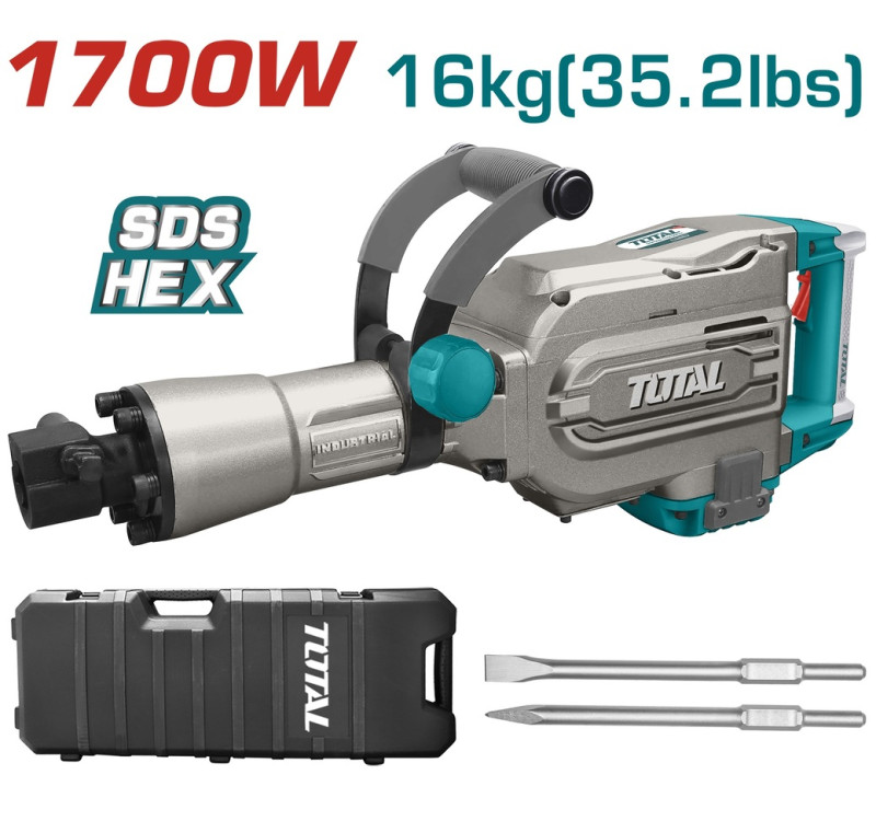 Σκαπτικό - Κατεδαφιστικό SDS-Hex 1700W Total (TH215456)