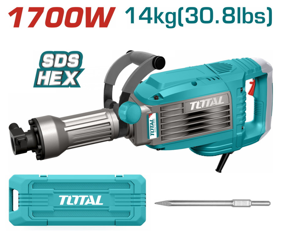 Σκαπτικό - Κατεδαφιστικό SDS-Hex 1700W / 50J Total (TH217068)