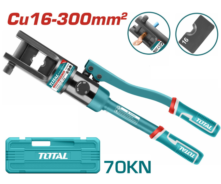 Υδραυλική Πρέσα Ακροδεκτών Cu 16-240mm² Total THCT0240