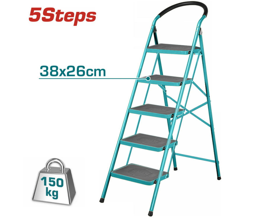 Σκαμπό Μεταλλικό 5 Σκαλοπατιών Total THLAD09051