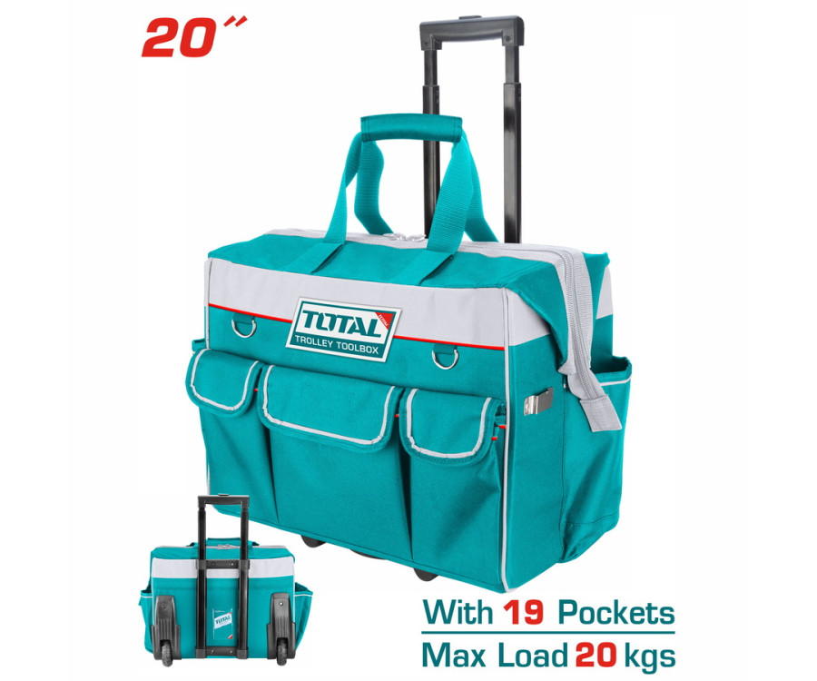 Επαγγελματική Τροχήλατη Εργαλειοθήκη Τσάντα 20" Total THRRTB2001