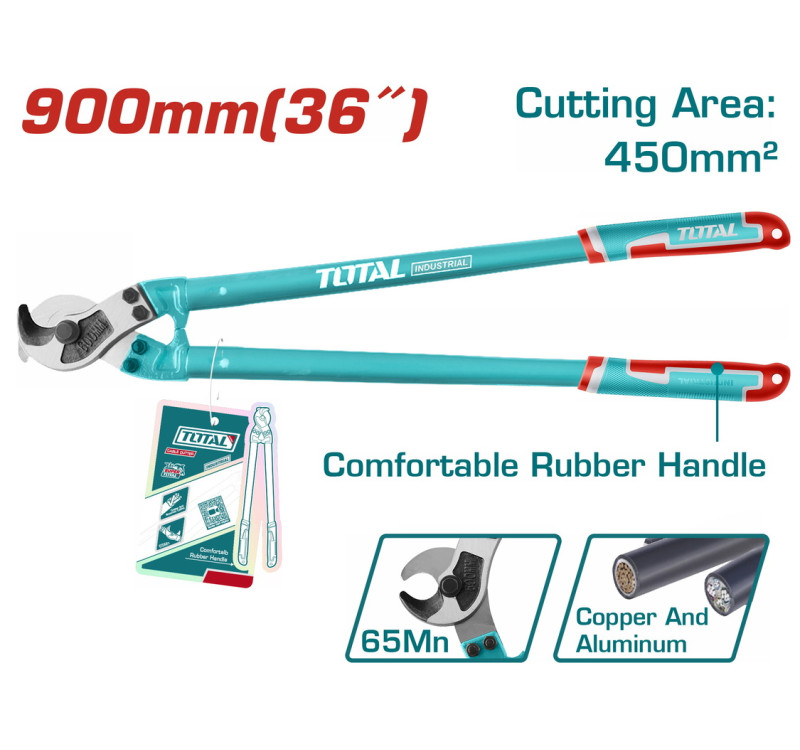 Κόφτης Καλωδίων Επαγγελματικός 90cm Total THT115362