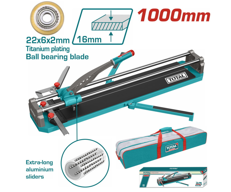 Κόφτης Πλακιδίων 100cm / 16mm Επαγγελματικός Total THT571001