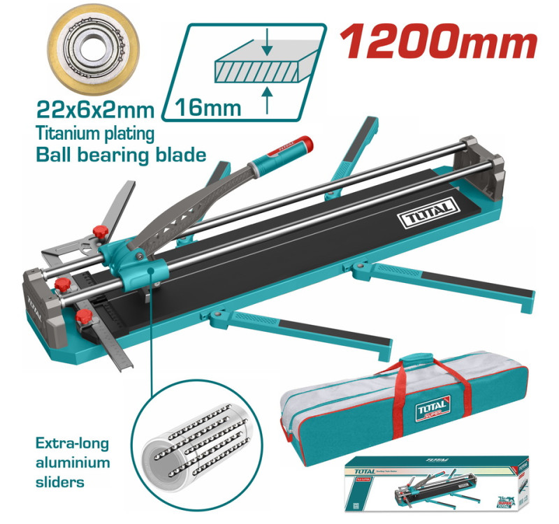 Κόφτης Πλακιδίων 120cm / 16mm Επαγγελματικός Total THT571201