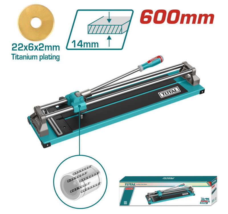 Κόφτης Πλακιδίων 60cm / 14mm Επαγγελματικός Total THT576002