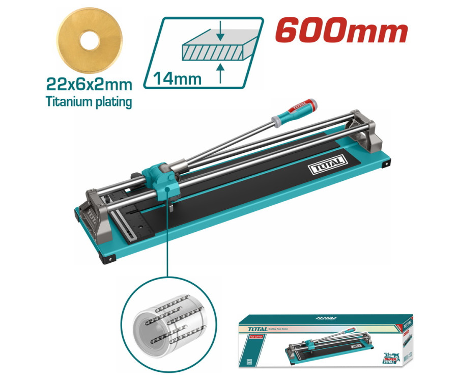 Κόφτης Πλακιδίων 60cm / 14mm Επαγγελματικός Total THT576002