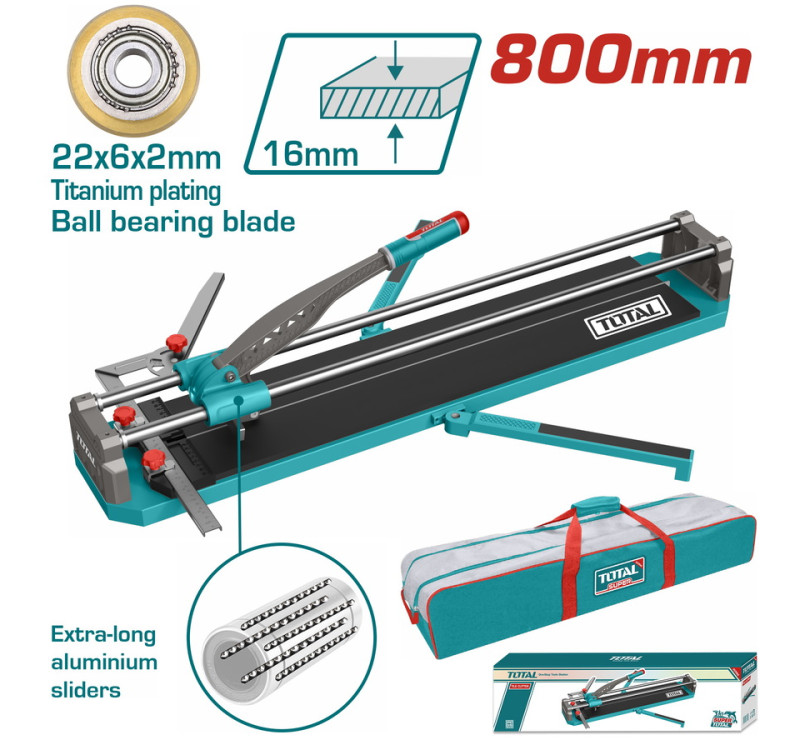 Κόφτης Πλακιδίων 80cm / 16mm Επαγγελματικός Total THT578002