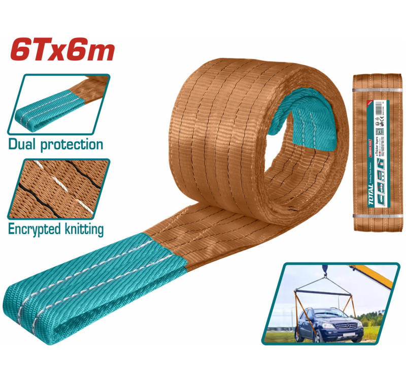 Σαμπανι Ιμαντας Ανυψωσης 6Τ / 6M / 180Mm Total Thtws0606