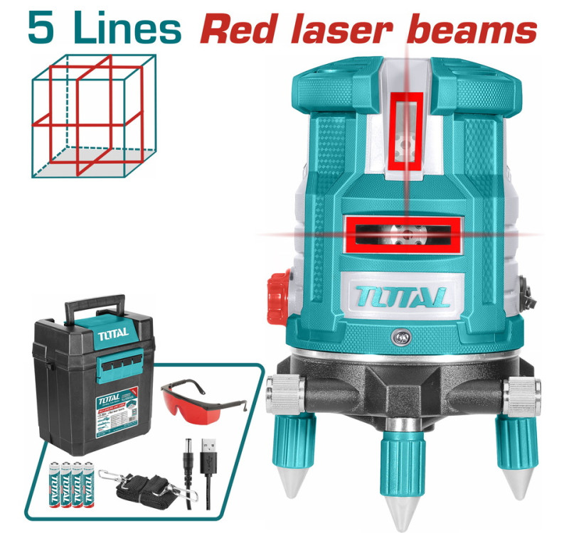 Αλφαδί Laser Αυτο-Οριζοντιούμενο Επαγγελματικό 0–18m Total TLL156503