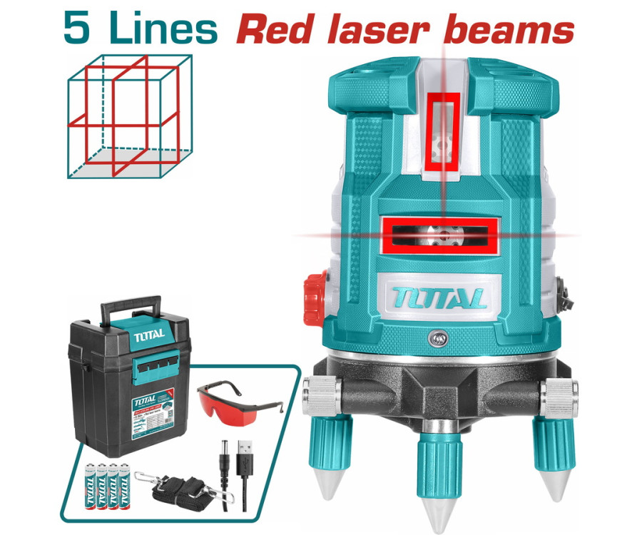 Αλφαδί Laser Αυτο-Οριζοντιούμενο Επαγγελματικό 0–18m Total TLL156503