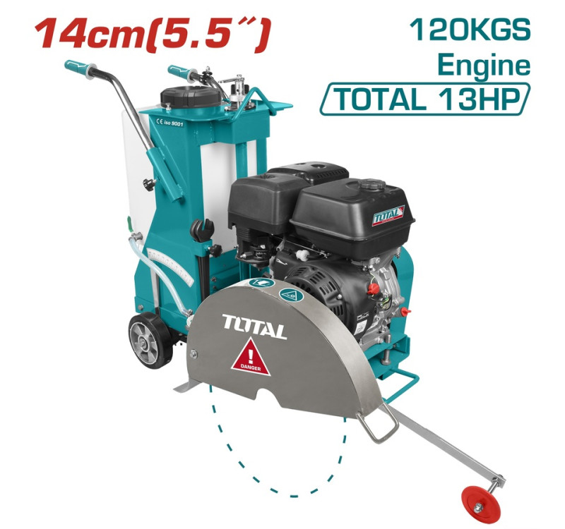 Ασφαλτοκόπτης Βενζινοκίνητος 13HP Total TP1016-2